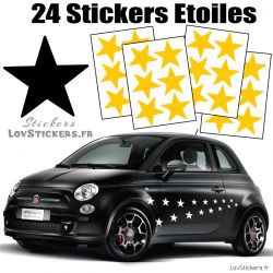 Kit de 24 Stickers Étoiles Classiques