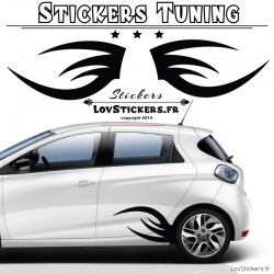 Stickers Bande Racing Voiture Dynamic tuning
