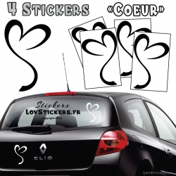Stickers fleur Hibiscus pour la deco sur véhicule - LovStickers