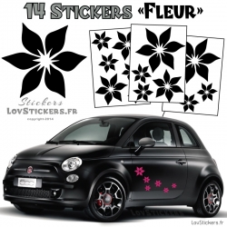 Nouveau Design de Fleur de décoration pour voiture - LovStickers