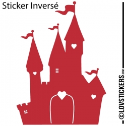 Sticker Chateau Princesse - Décoration intérieur en Vinyle