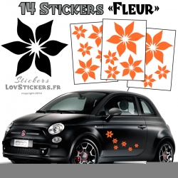 Stickers Tuning Voiture Fleurs pas cher ·.¸¸ FRANCE STICKERS ¸¸.·